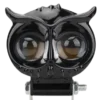 OWL Shape Fog Yellow-White & Flash light Low & High Beam Owl Metal Body Spot Light for All Cars And Bikes 20V