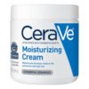 CERAVE MOISTURIZING CREAM 340G| BODY AND FACE MOISTURIZER FOR DRY SKIN | BODY CREAM WITH HYALURONIC ACID AND CERAMIDES | HYDRATING MOISTURIZER | FRAGRANCE FREE NON-COMEDOGENIC