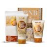 BNB 3 IN 1 BRIGHTENING GLOW KIT RICE SCRUB FACE WASH + MASK