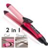 Nova 2 in 1 Hair Curler & Straightener / Mini Hair Straightener
